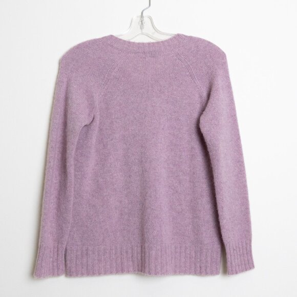 Italy in Cashmere V-Neck Cashmere Sweater Antique Pink Small Made in Tuscany - Picture 3 of 9